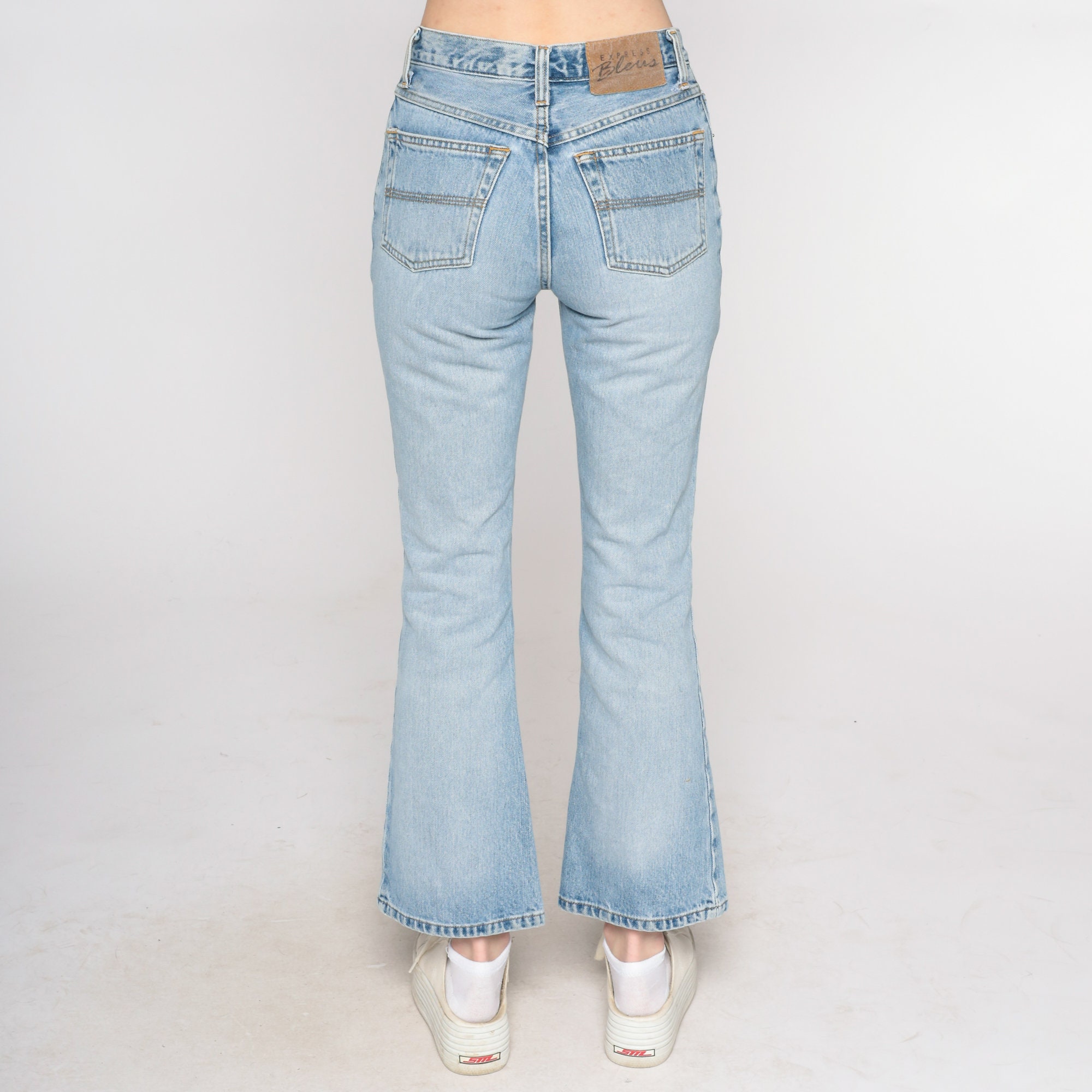 Low Rise Jeans Y2k Flare Jeans Light Wash Denim Bell Bottoms Retro Bell  Bottom Pants Flares Low Waisted Vintage 00s Petite Extra Small Xs -   Canada