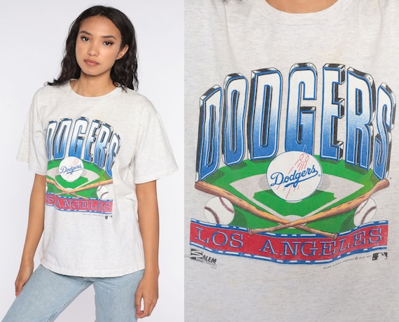 La Dodgers Shirt Vintage Baseball T Shirt LA Dodgers TShirt Los Angeles California Sports Retro Graphic 90s Short Sleeve Large L