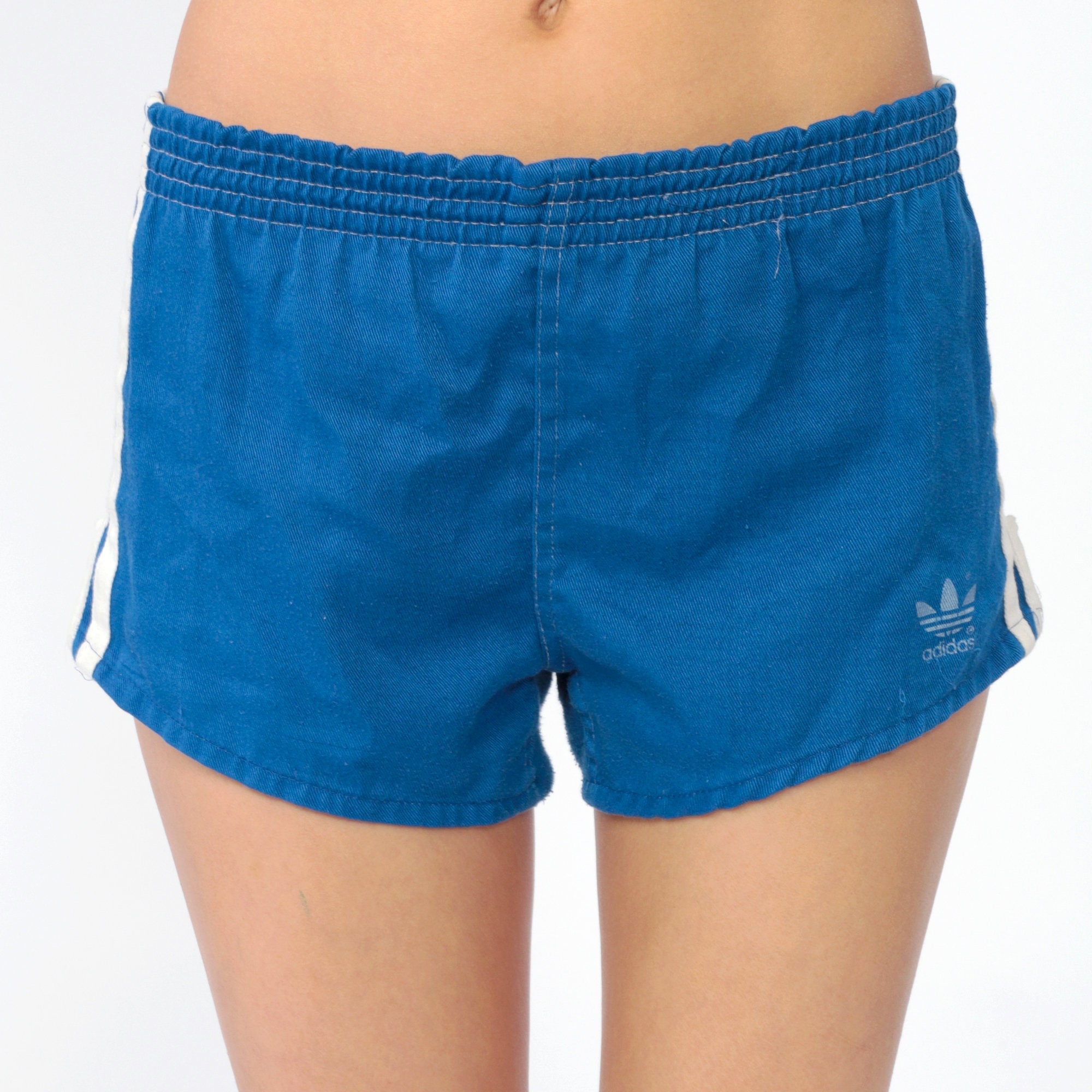 Adidas Shorts 80s JOGGING SHORTS Gym Shorts Navy Blue