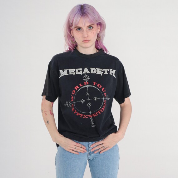 Megadeth T Shirt 1997 Cryptic Writings Shirt 90s Thrash Metal