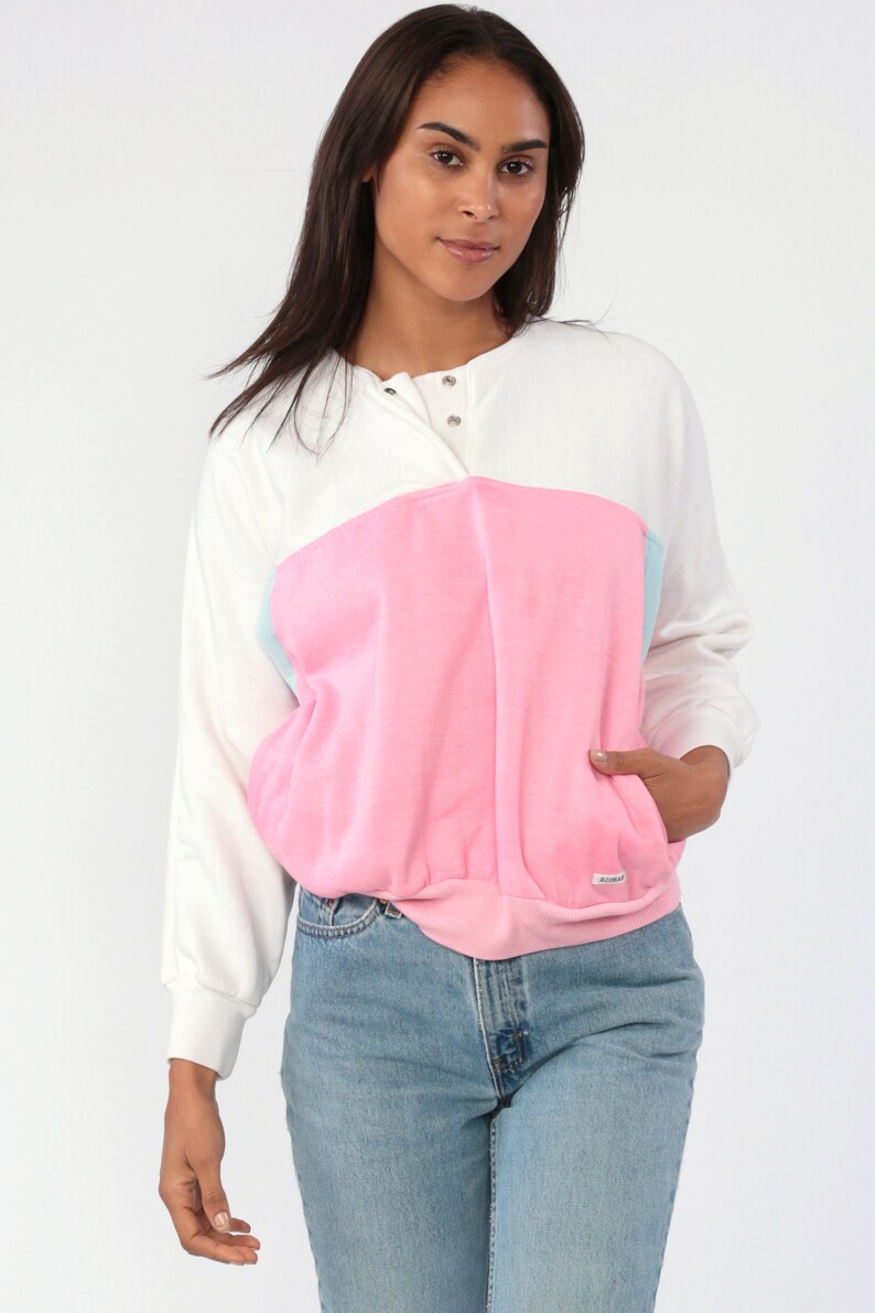 pastel multicolor sweatshirt