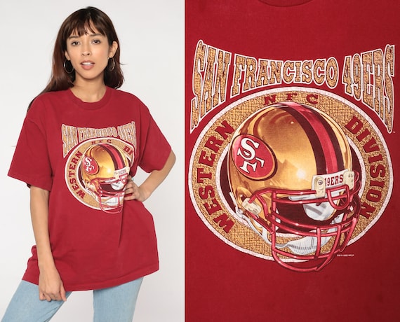 49ers T-Shirt 90s San Francisco Shirt Retro NFL T… - image 1