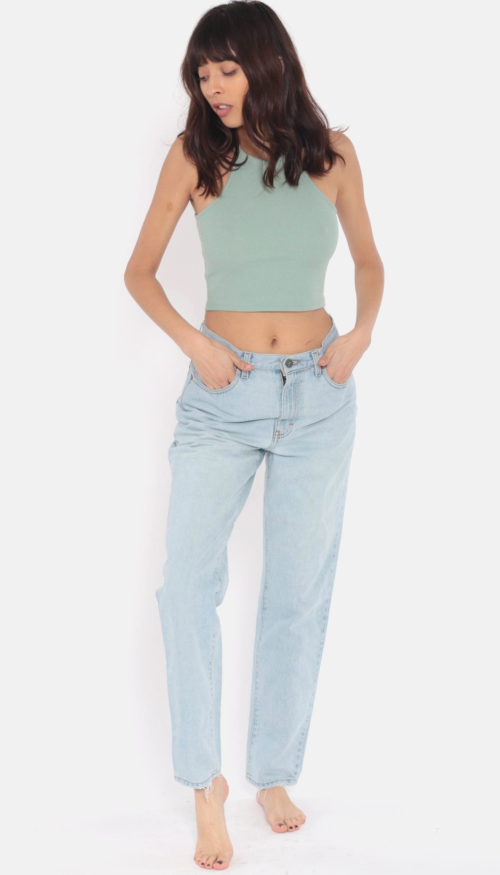calvin klein high waisted pants