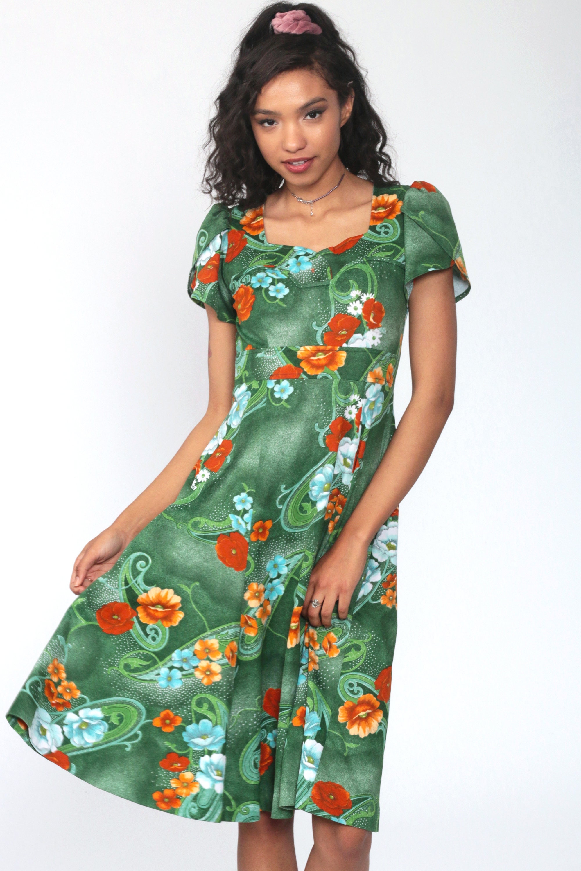 midi babydoll dress womens