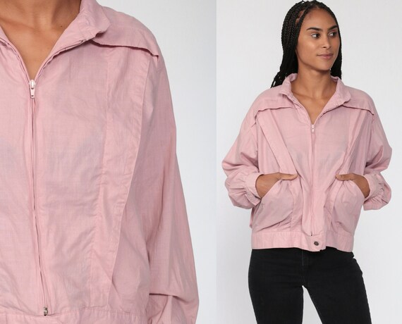 light pink windbreaker