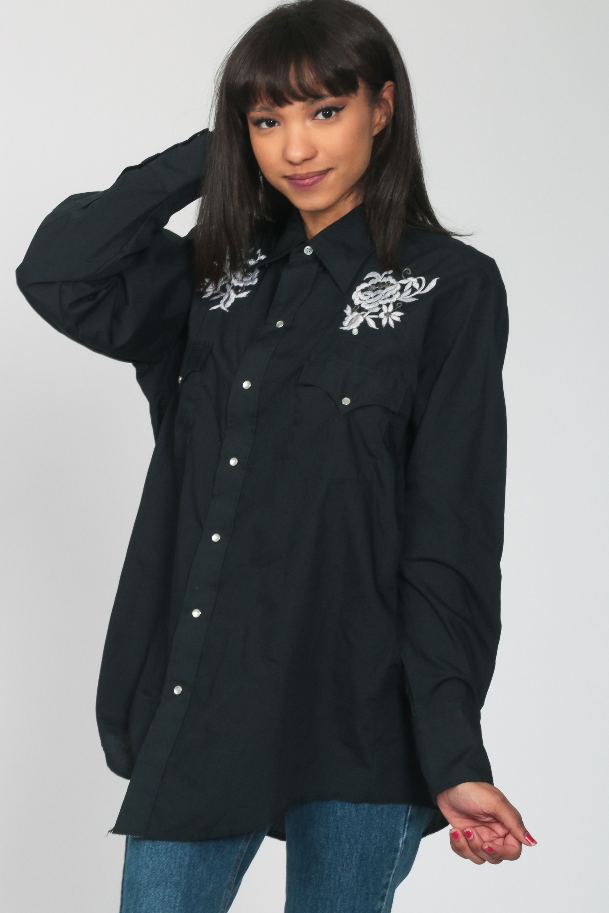 men pearl snap shirts