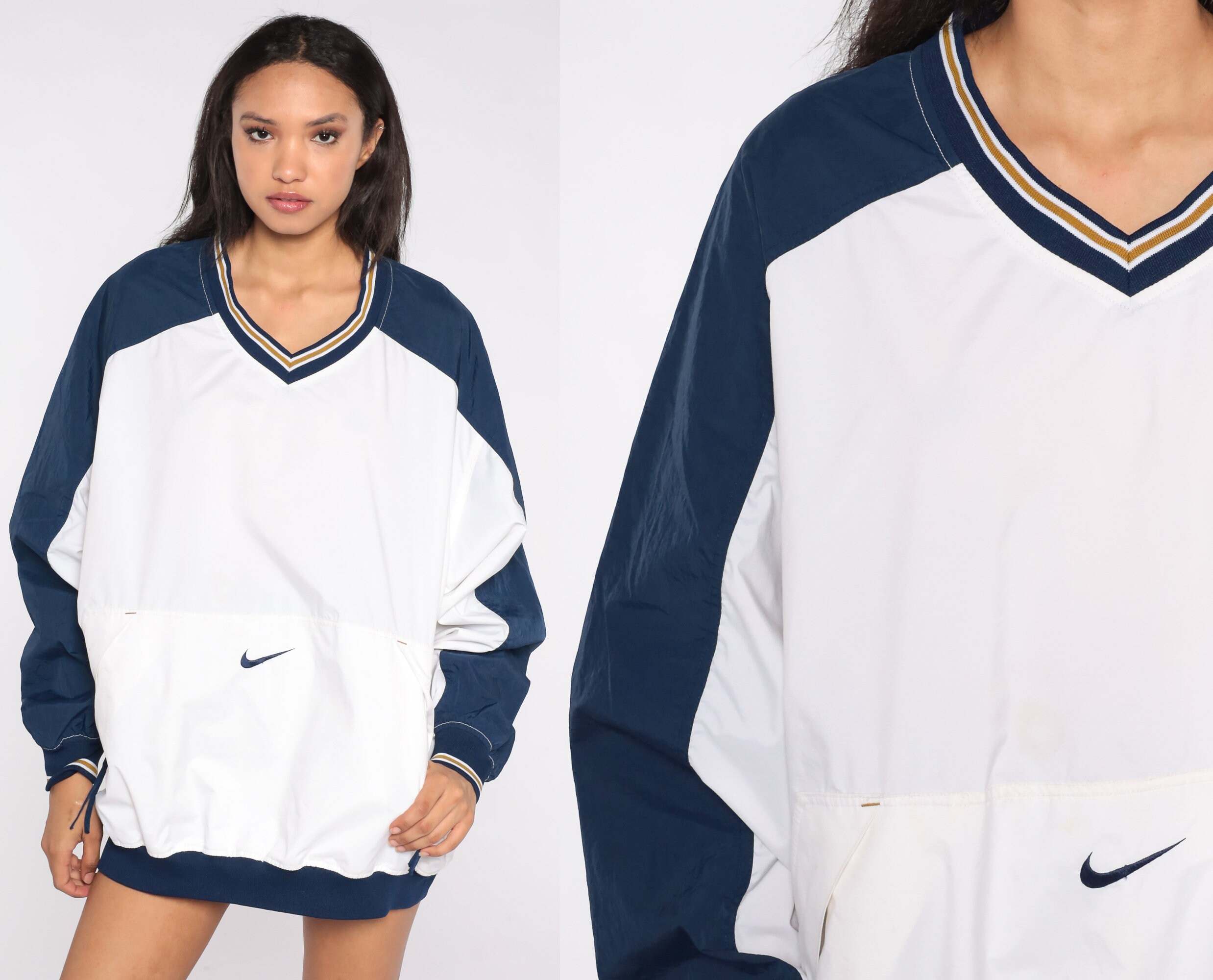 nike v neck windbreaker