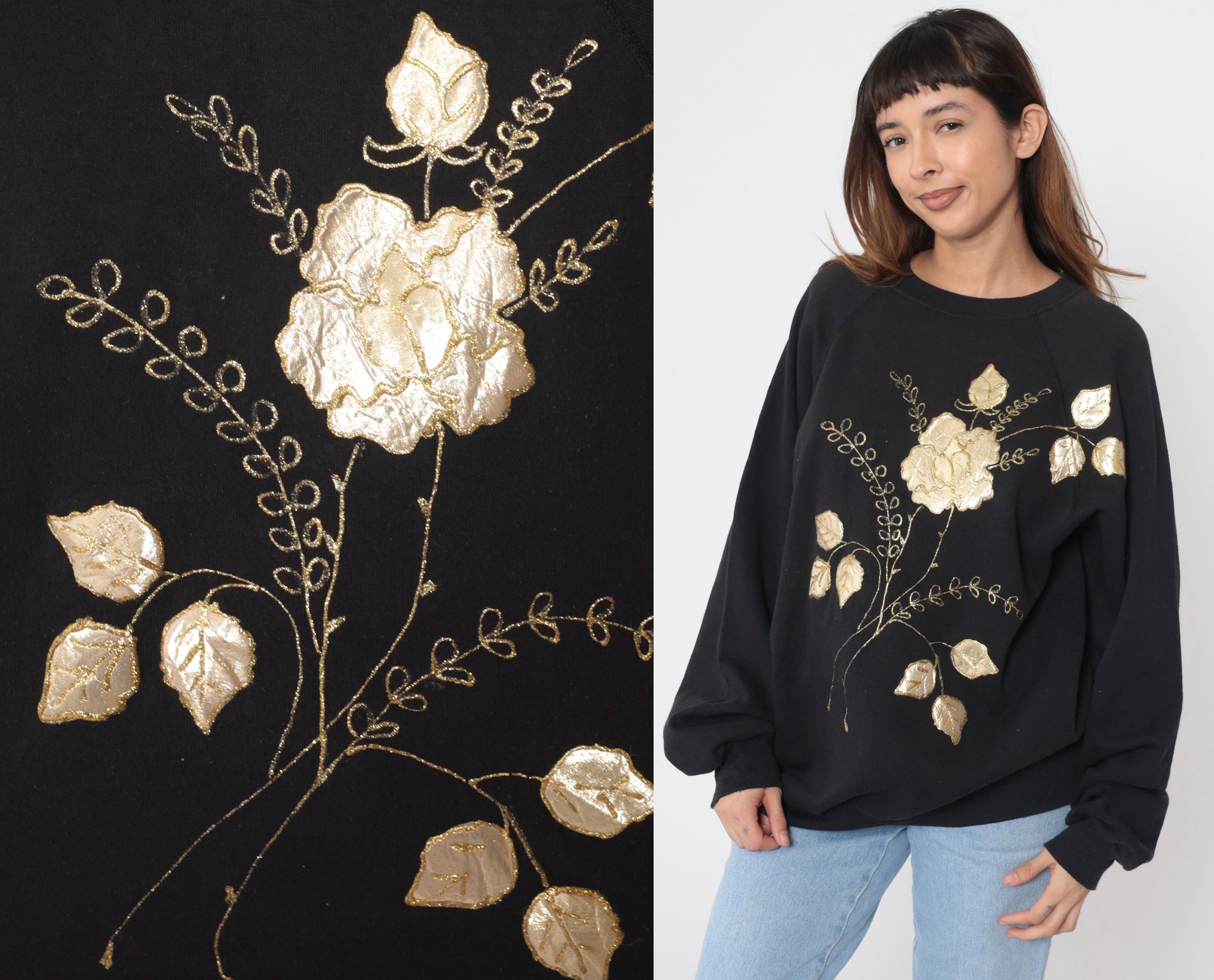 Graphic print sweater hot sale
