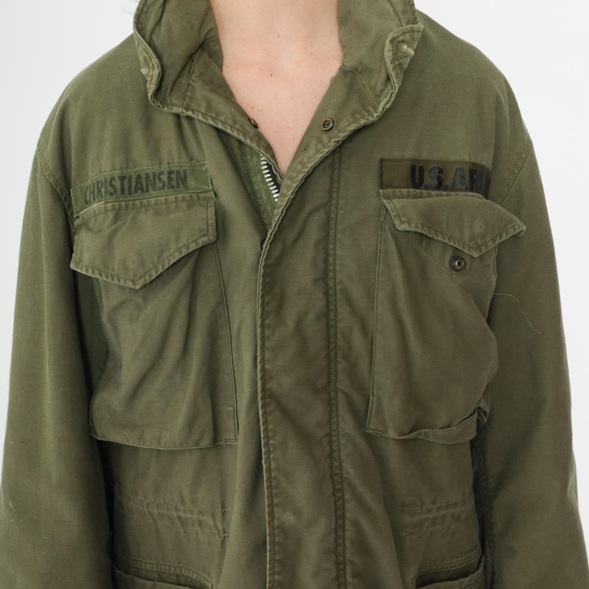 Vintage 60s US Army Field Jacket OG-107 Cotton Sateen Vintage 60s US Army Field Jacket OG-107 Cotton Sateen