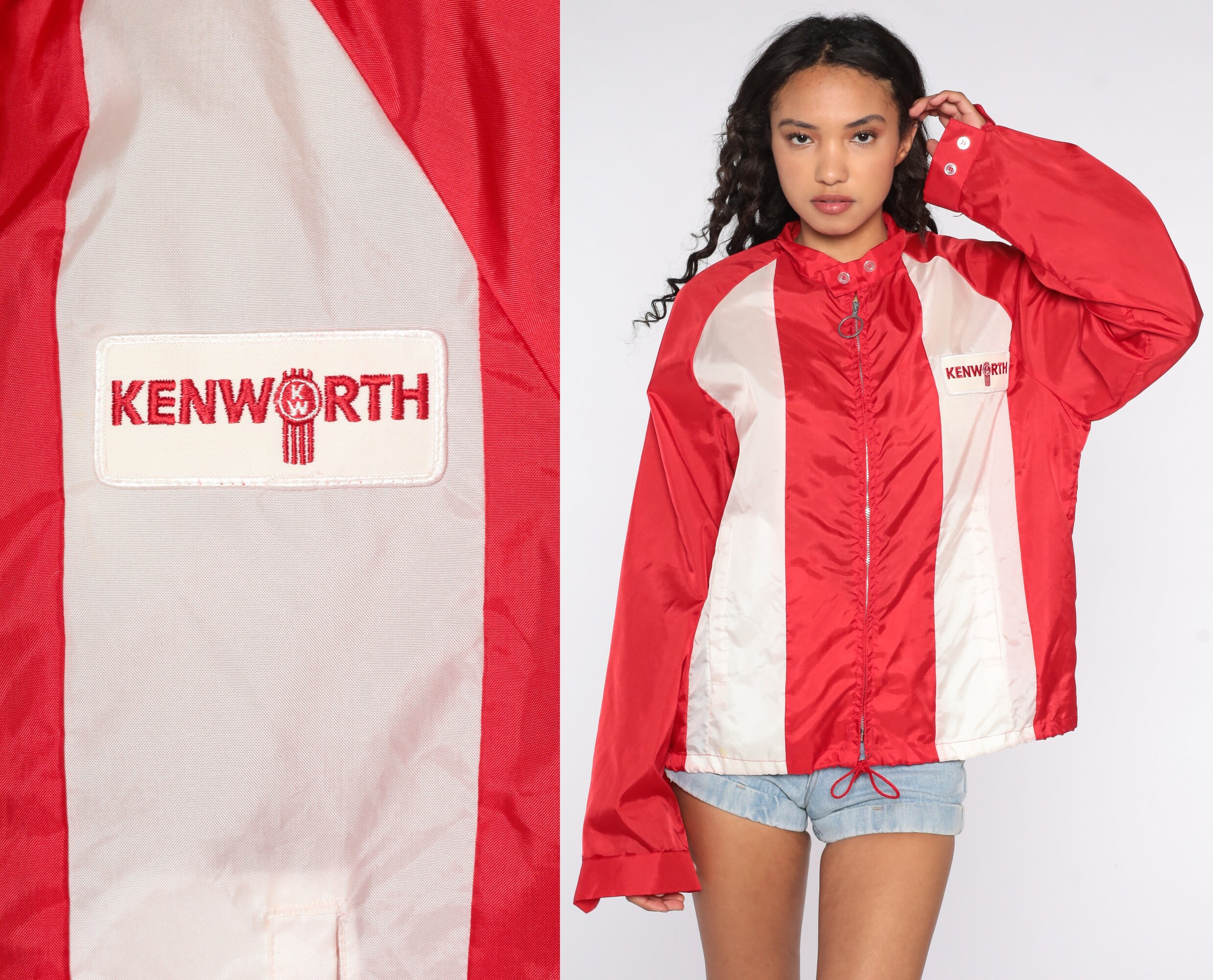 Kenworth Windbreaker Jacket 70s Sports 