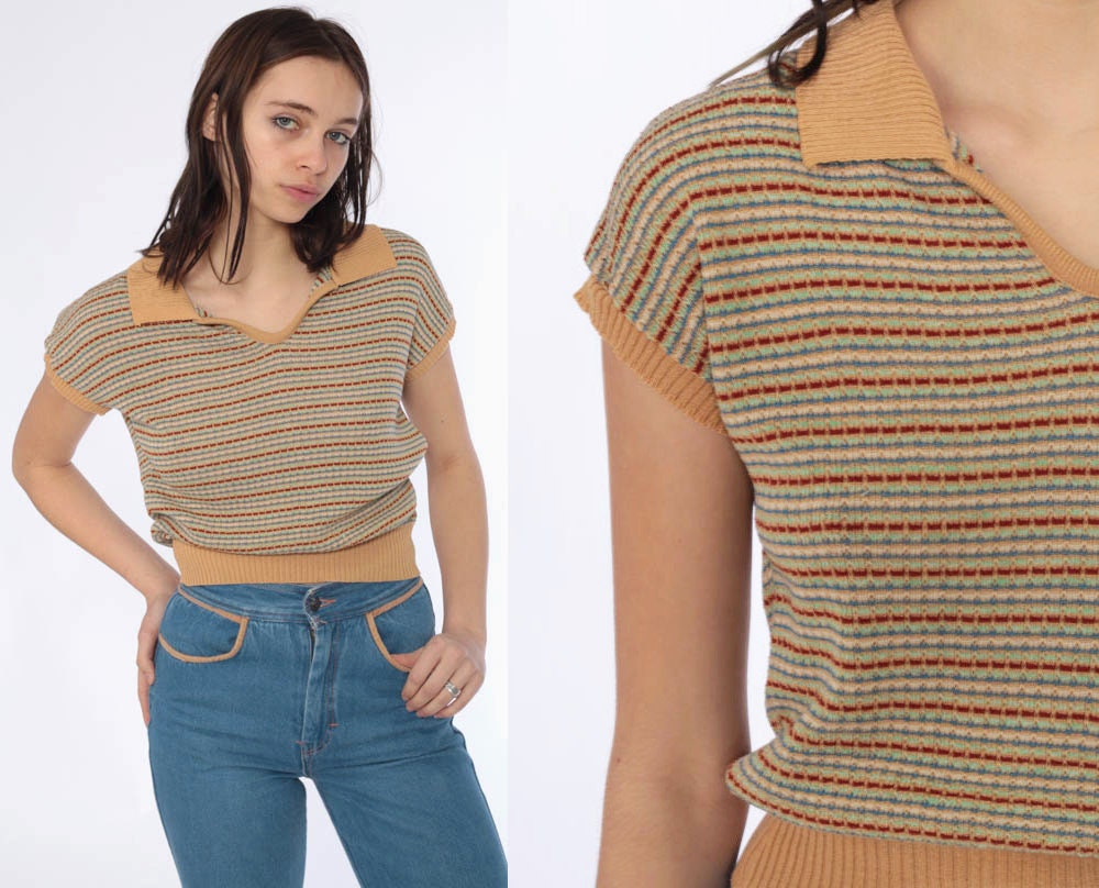 70's style collared shirts