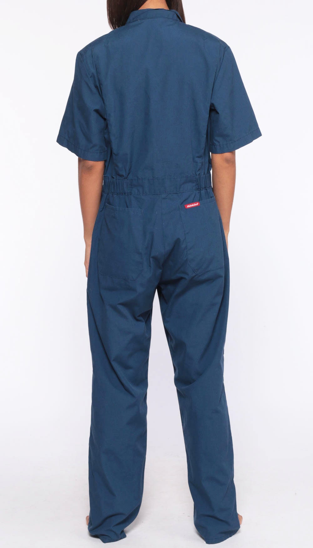 Dickies Coveralls Pants Jumpsuit Workwear One Piece Work Wear Short Sleeve Grunge Onesie Blue 