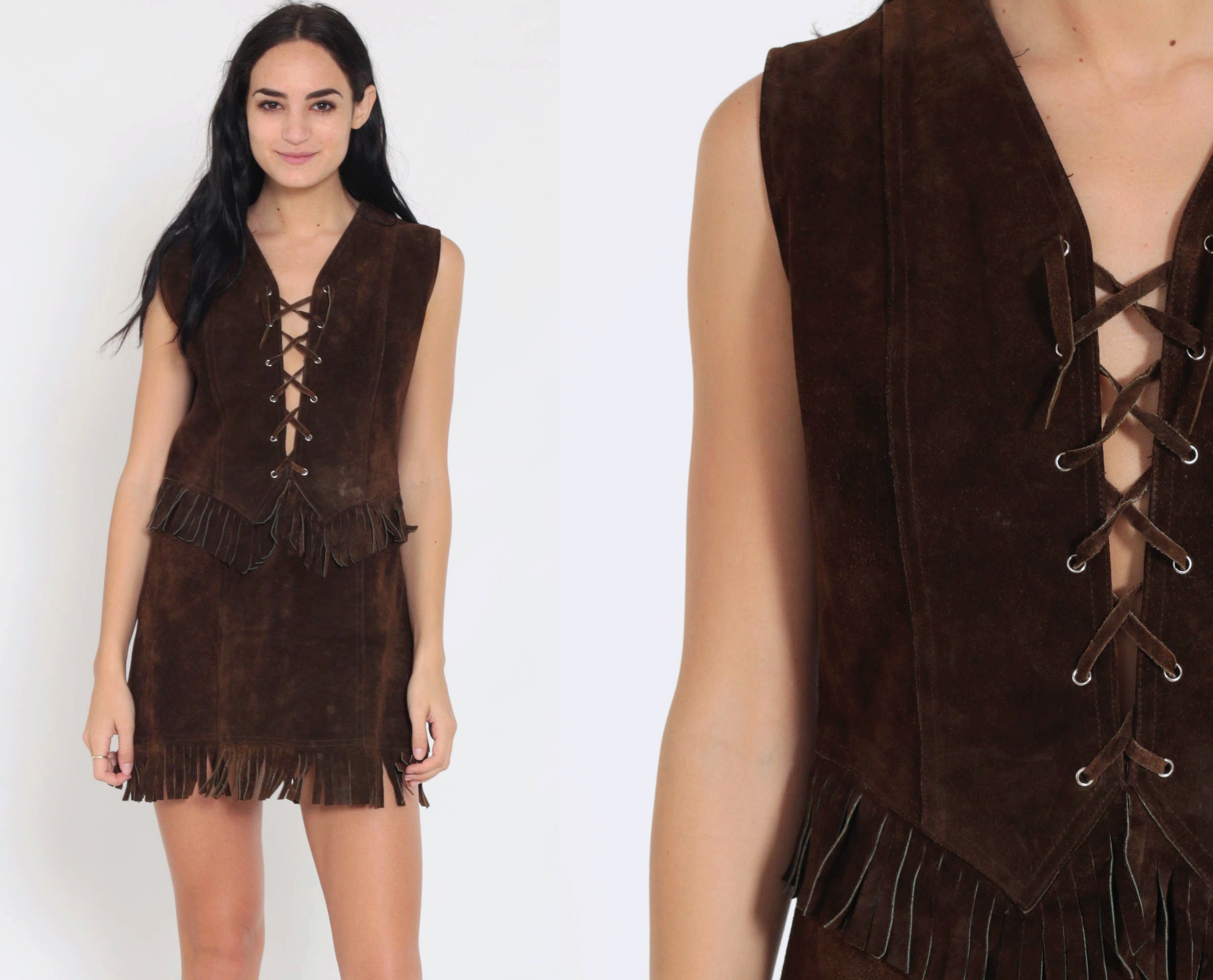 70s fringe dress