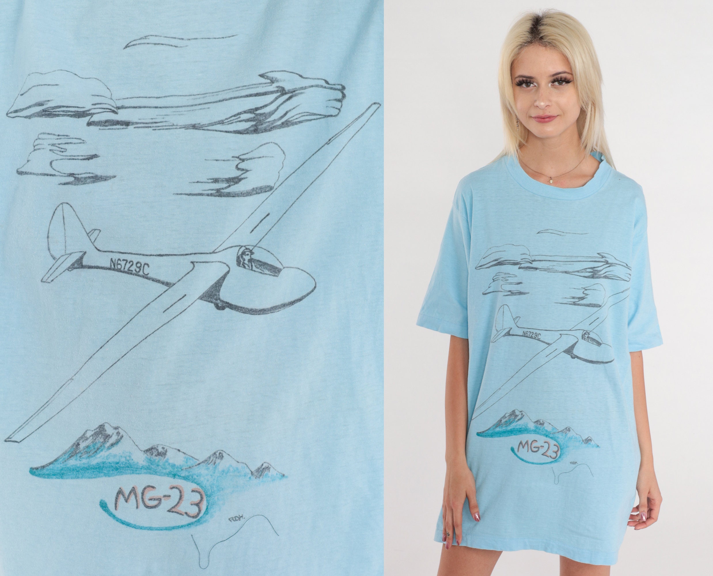 Retro Planes Watercolor T-Shirt 3D All Over Printed - Banantees