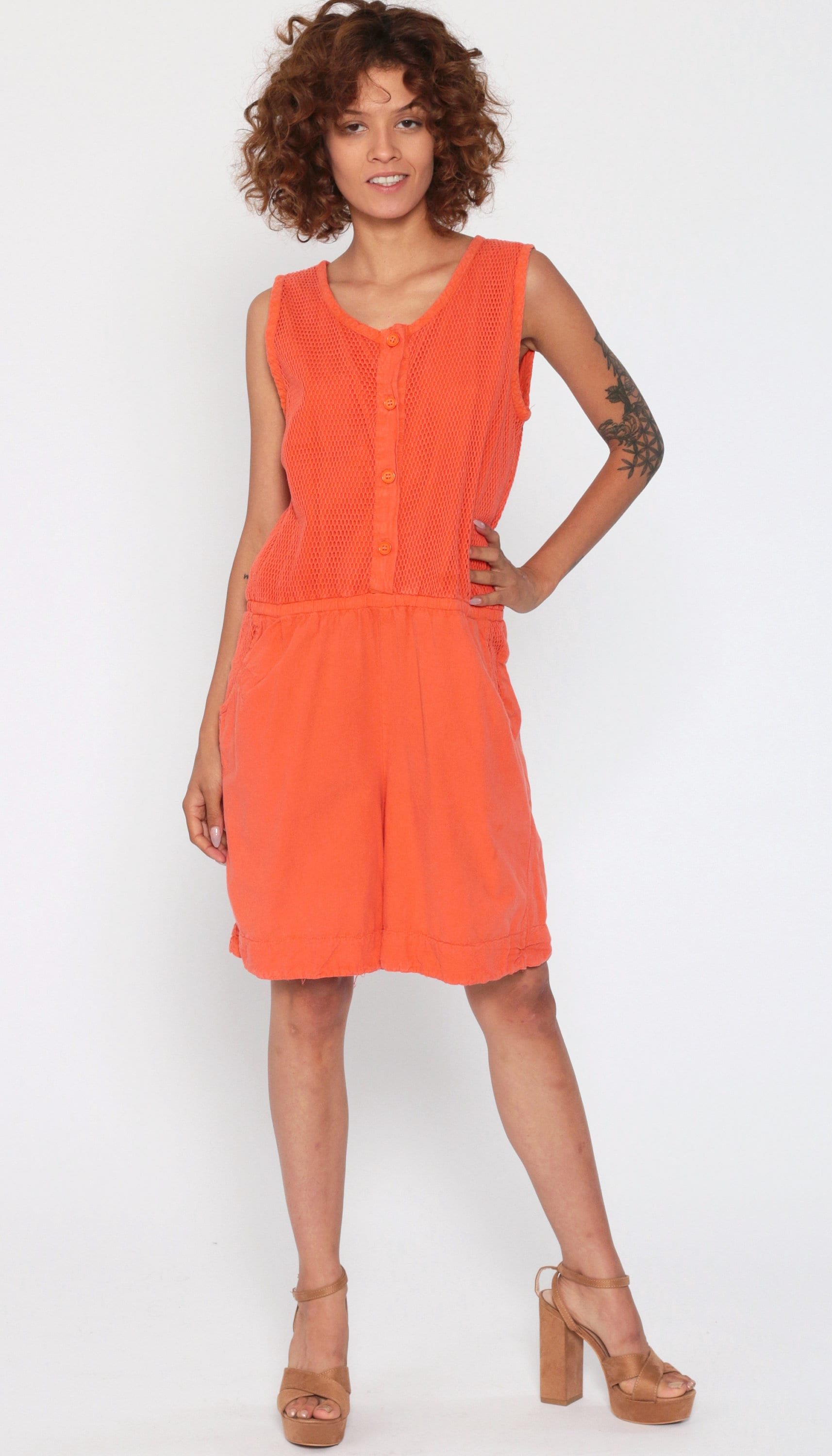 80s neon jumpsuit