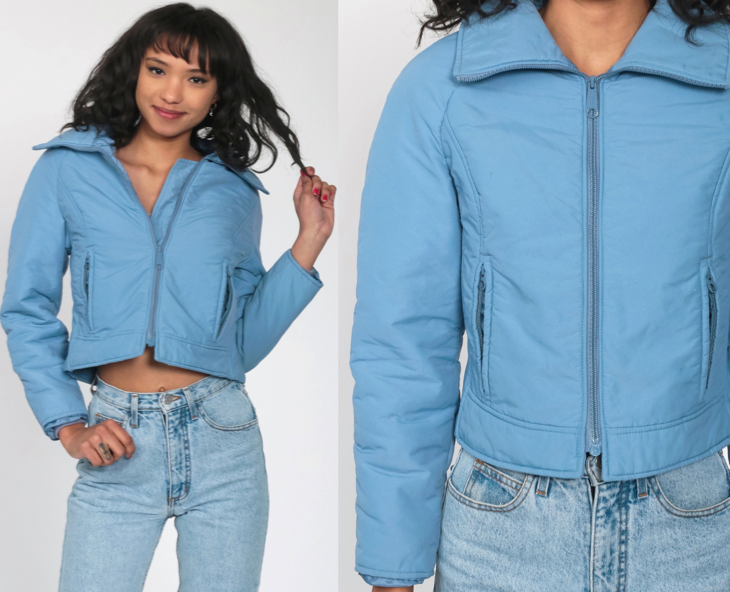 baby blue ski jacket