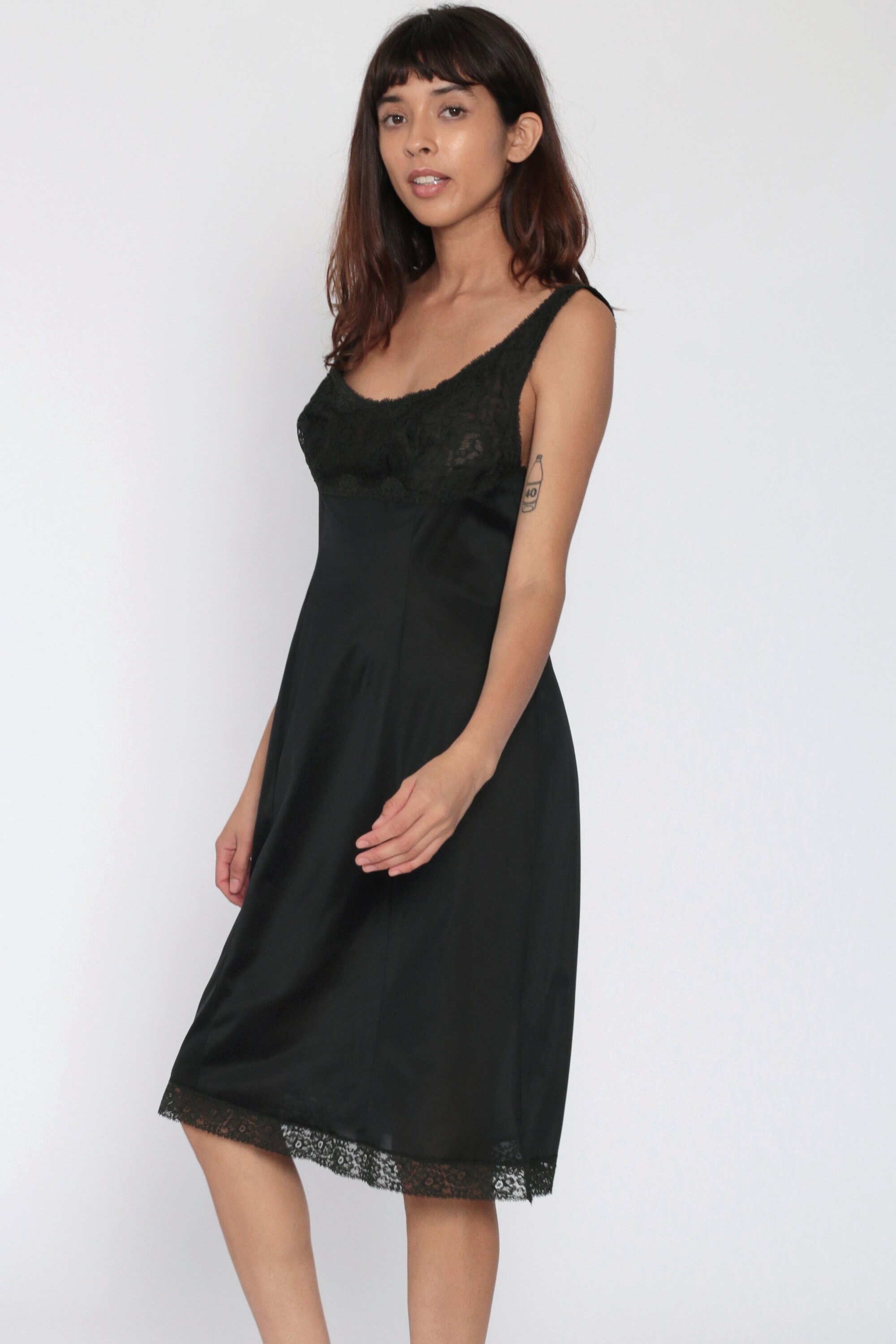 black slip for sheer dress