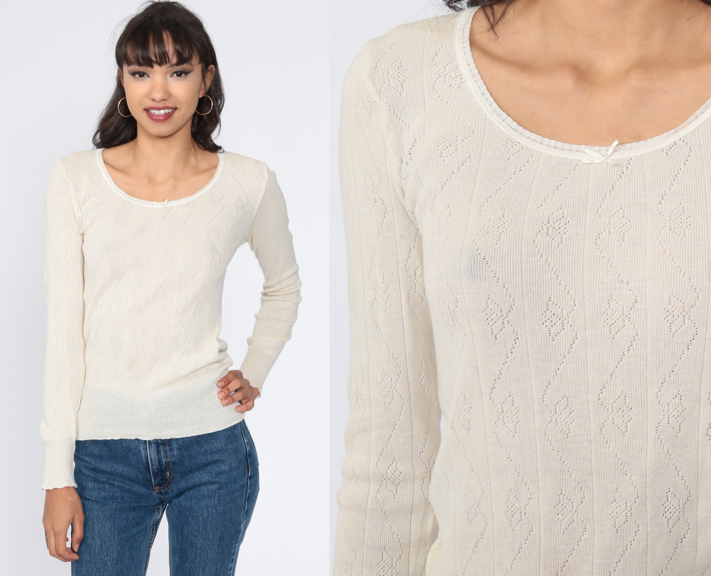 pointelle undershirt