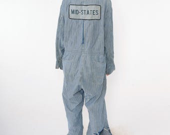 DEAD】50s-60s MW POWRHOUSE DENIM OVERALL DEAD】50s-60s MW