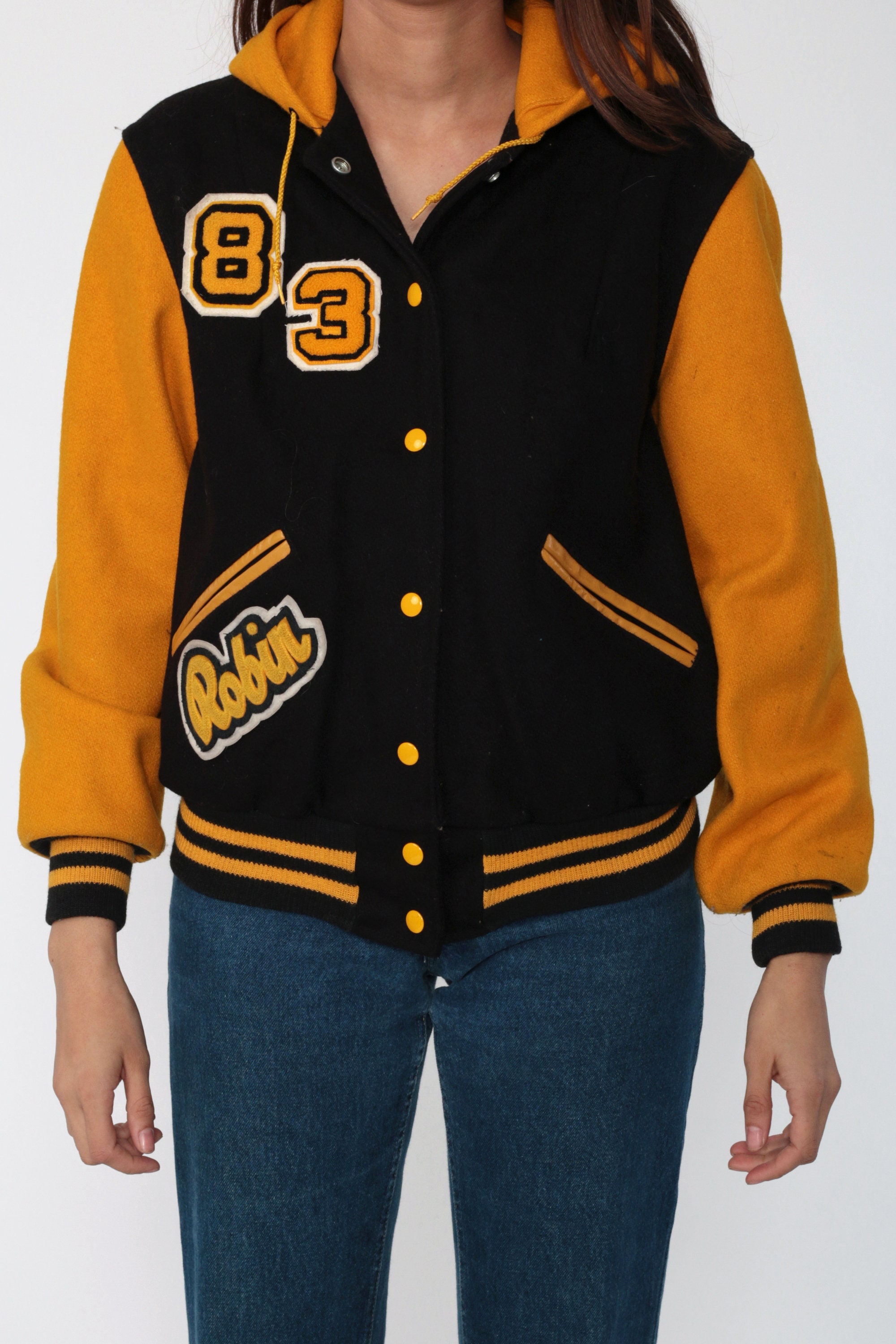 robin varsity jacket