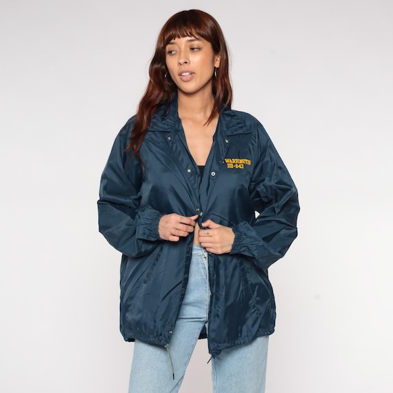 Warship Windbreaker 80s The Sportsmaster Military Naval Jacket Americana Utility Outerwear Streetwear Winter Fall Layering Large L
