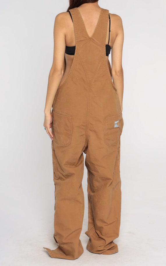 Brown Carhartt Overalls Y2K Streetwear Cargo Dungaree… Gem
