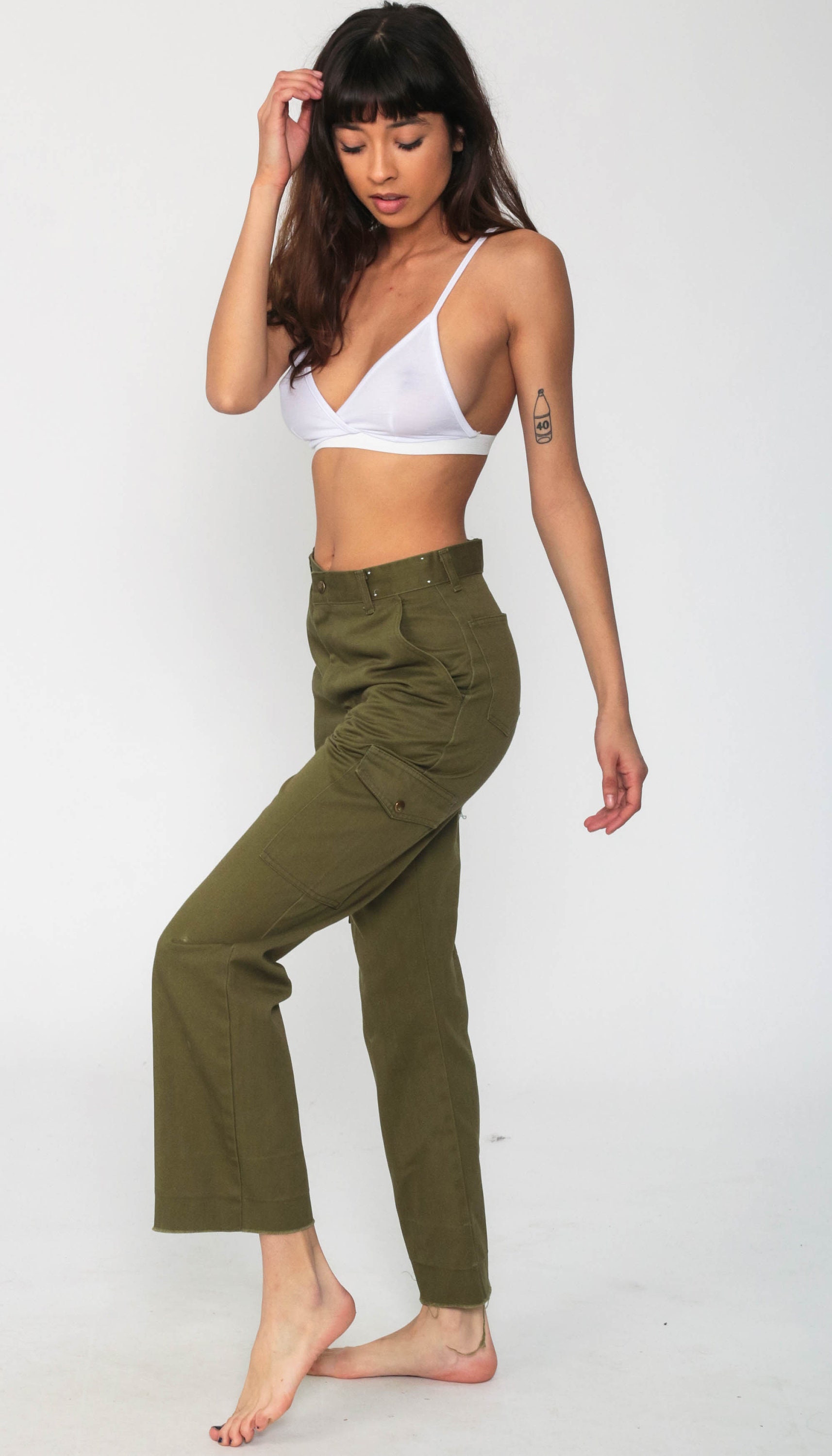 boy scout green cargo pants