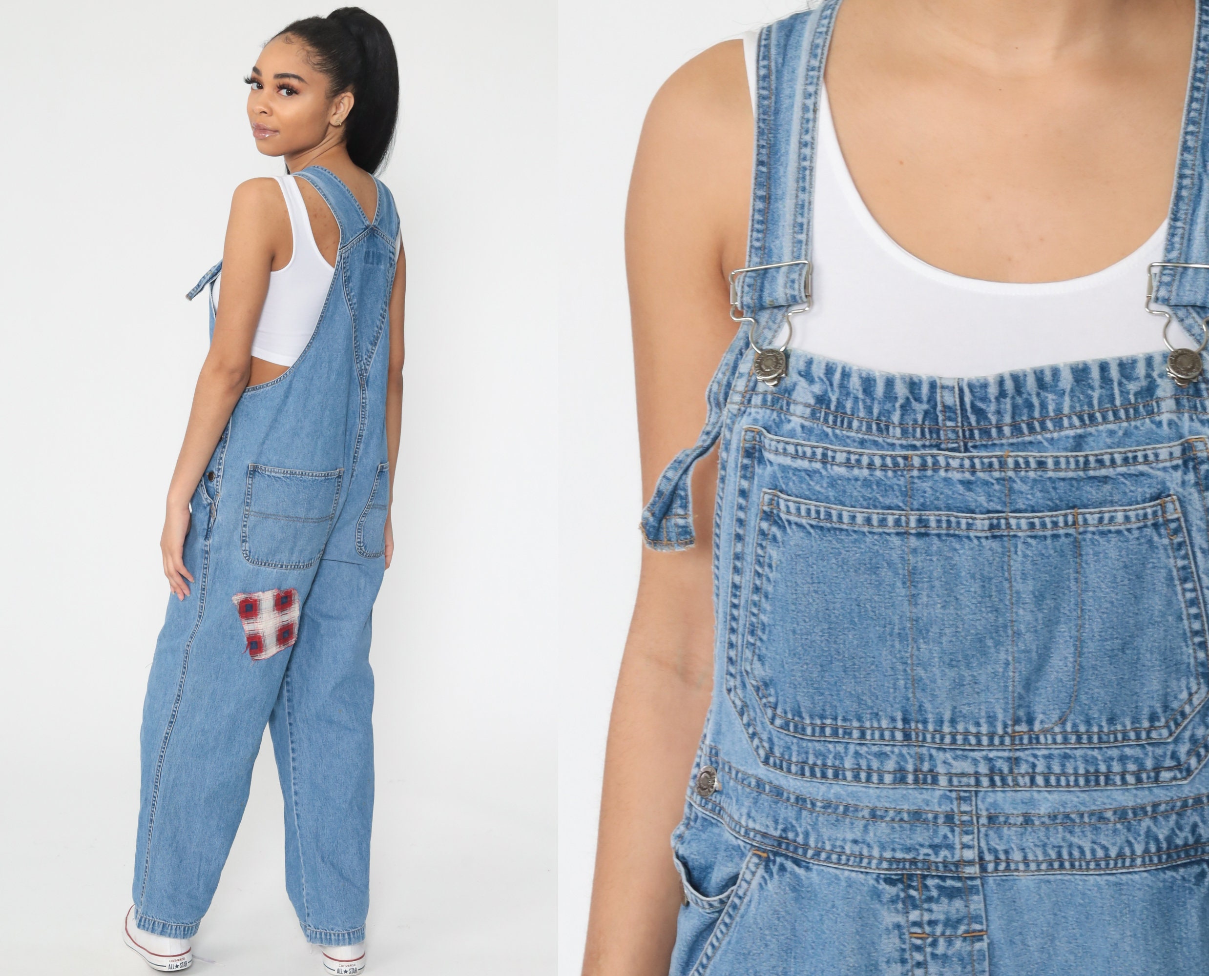denim overalls in the 90s