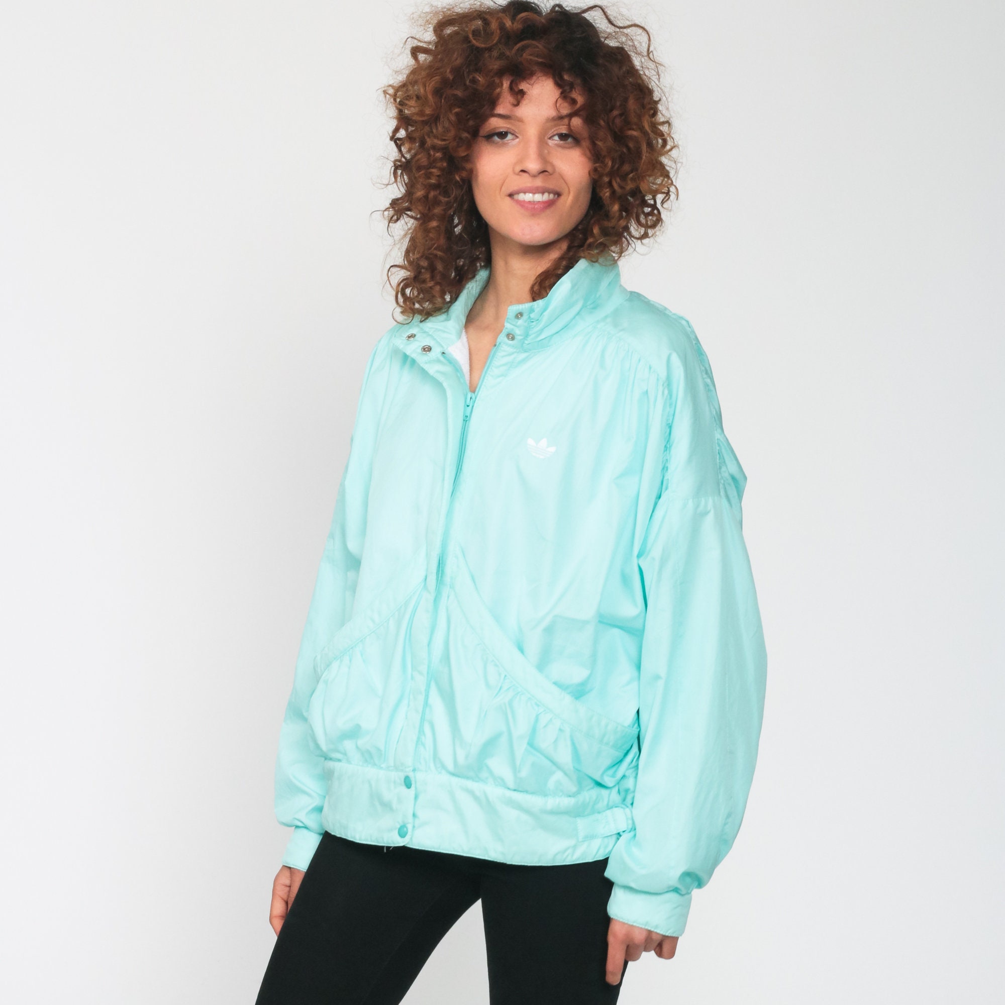 adidas pastel coat windbreaker