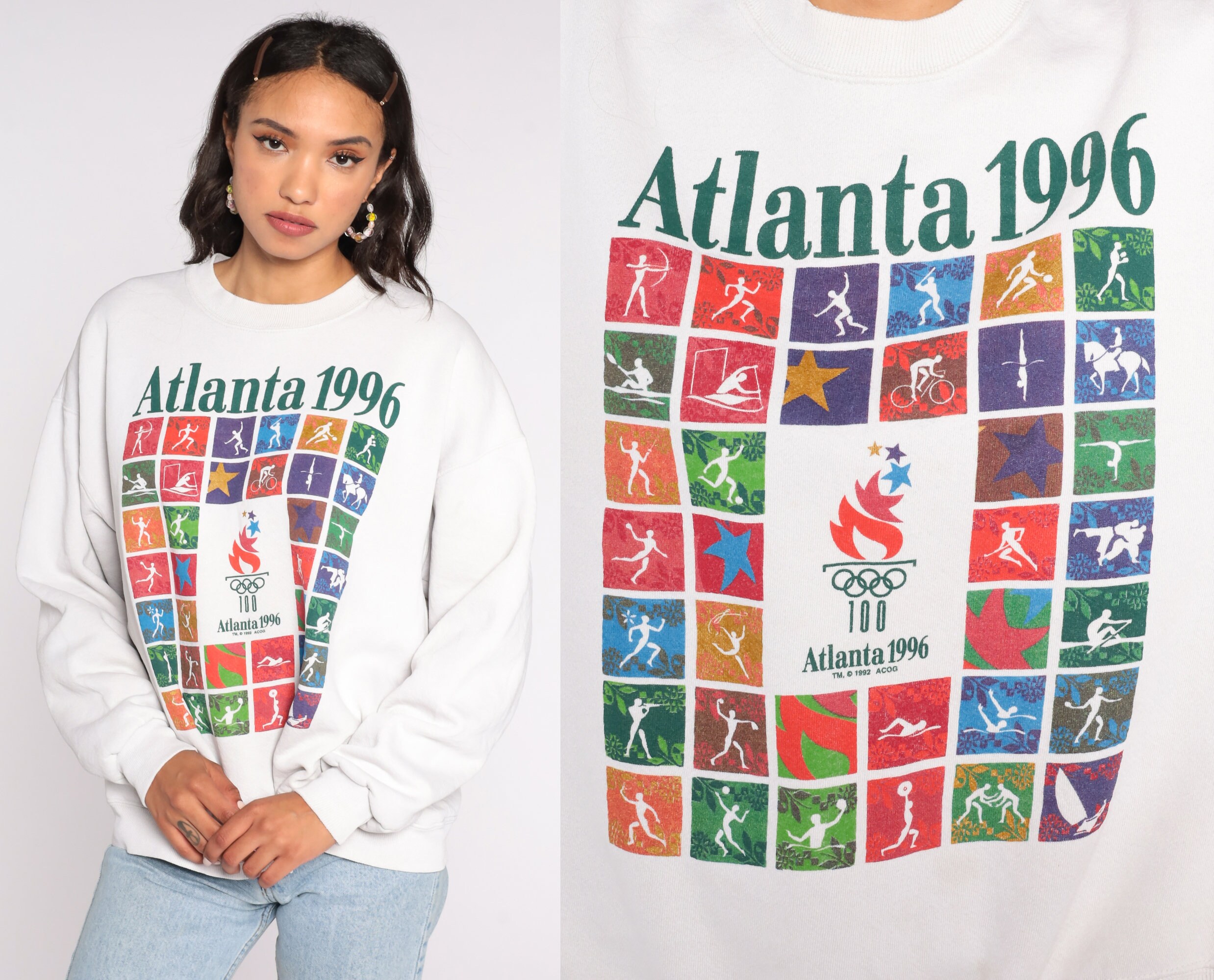 90s usa製 vintage Atlanta olympic sweat