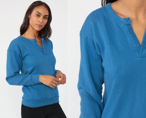 royal blue polo sweatshirt