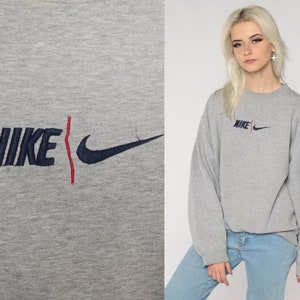 Grey nike sweater vintage sale