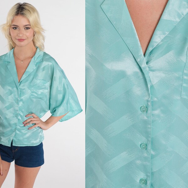 Seafoam Green Blouse Etsy