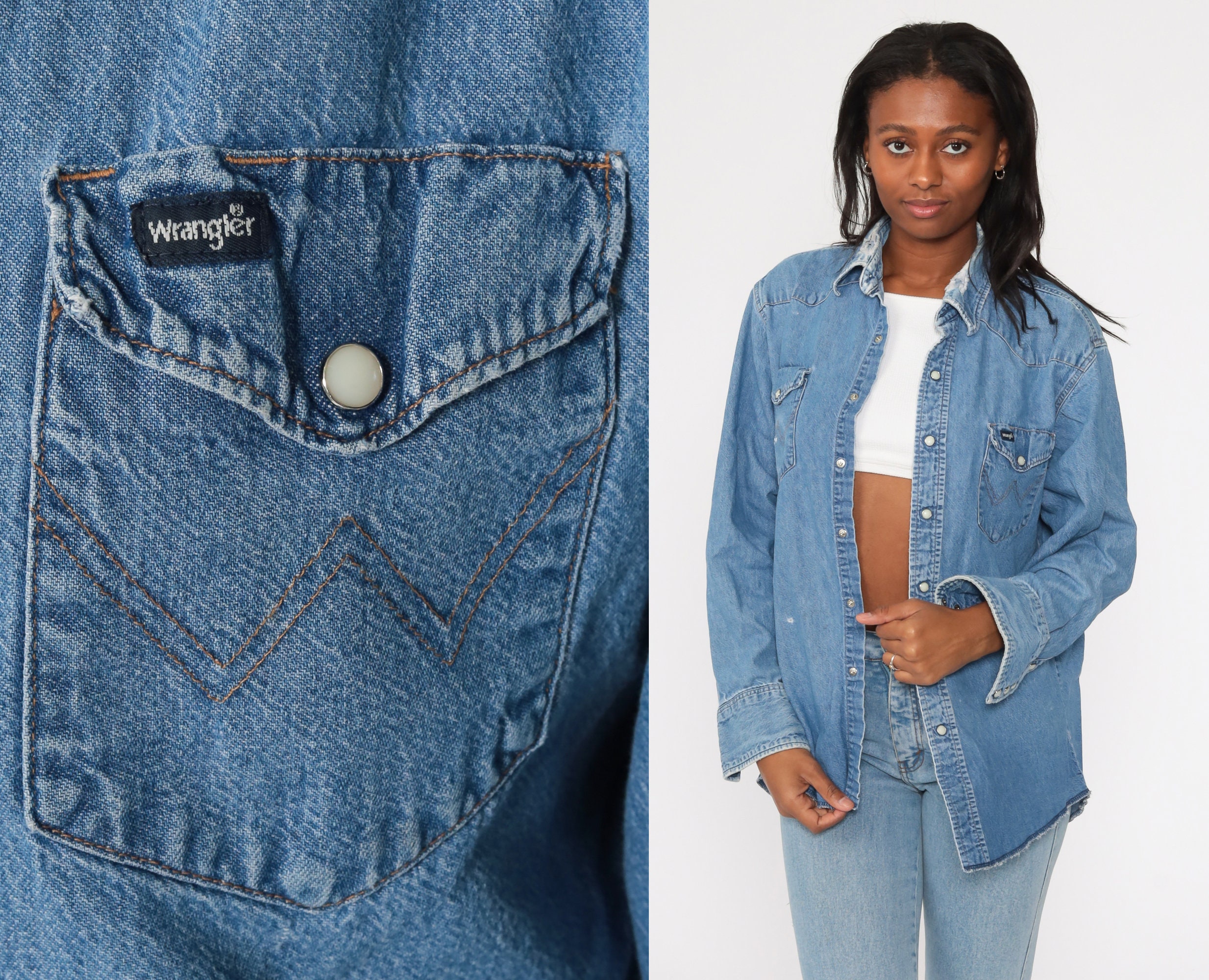 denim shirt 80s