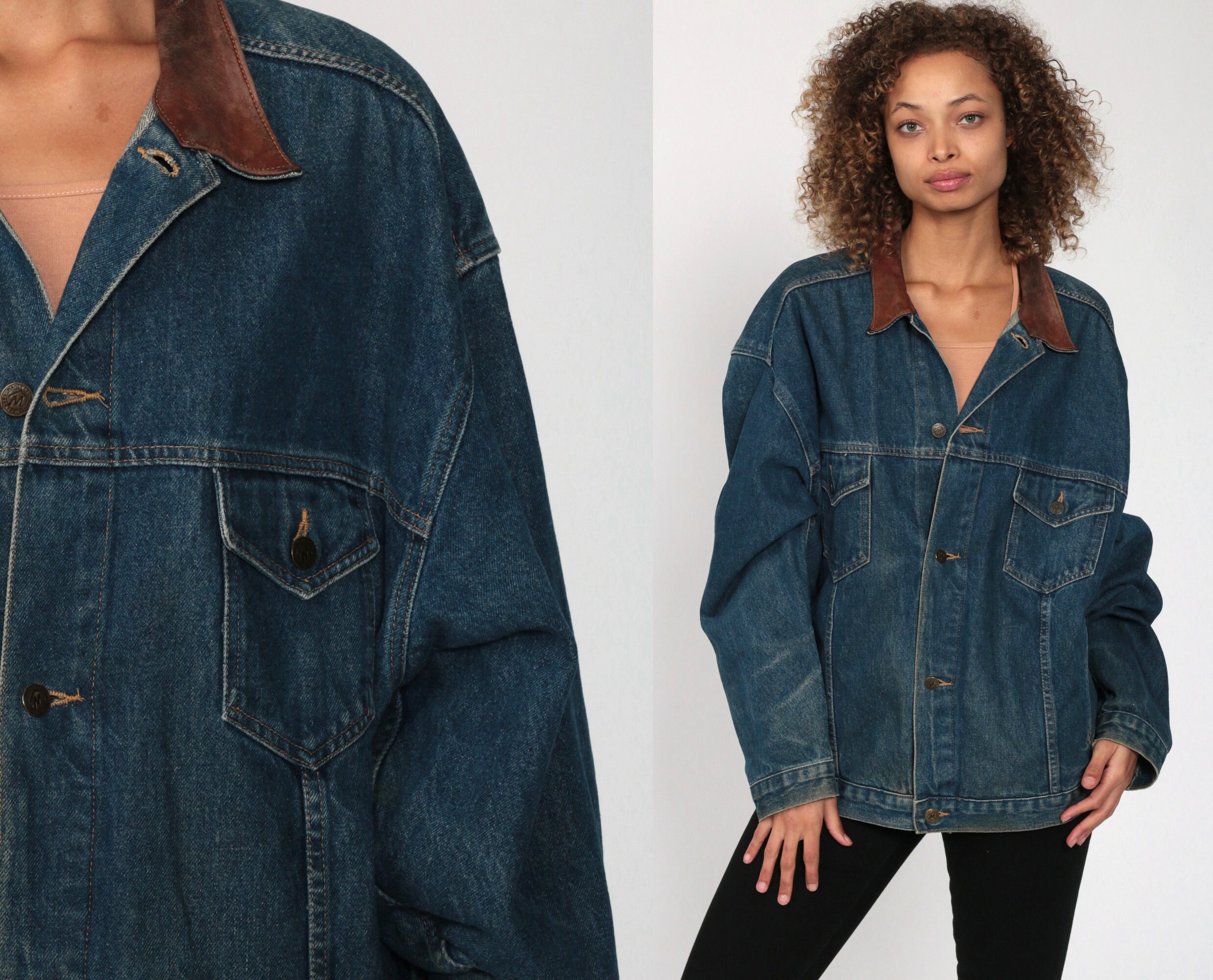 Marlboro Jean Jacket 90s Denim Jacket 