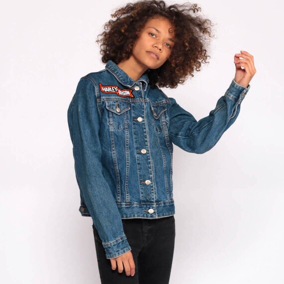 Denim Patch Jacket HARLEY PATCH Jean 