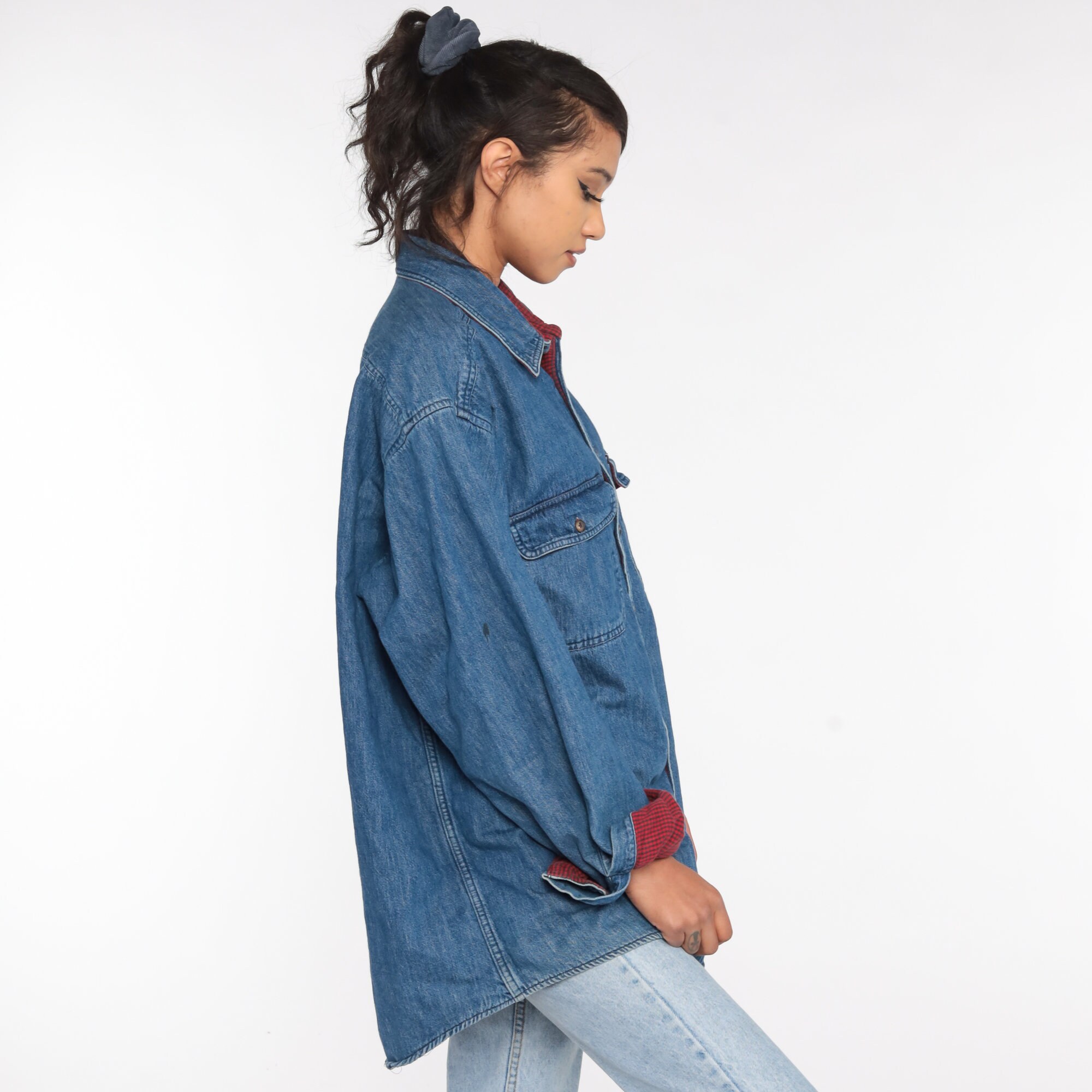 ll bean denim shirt mens