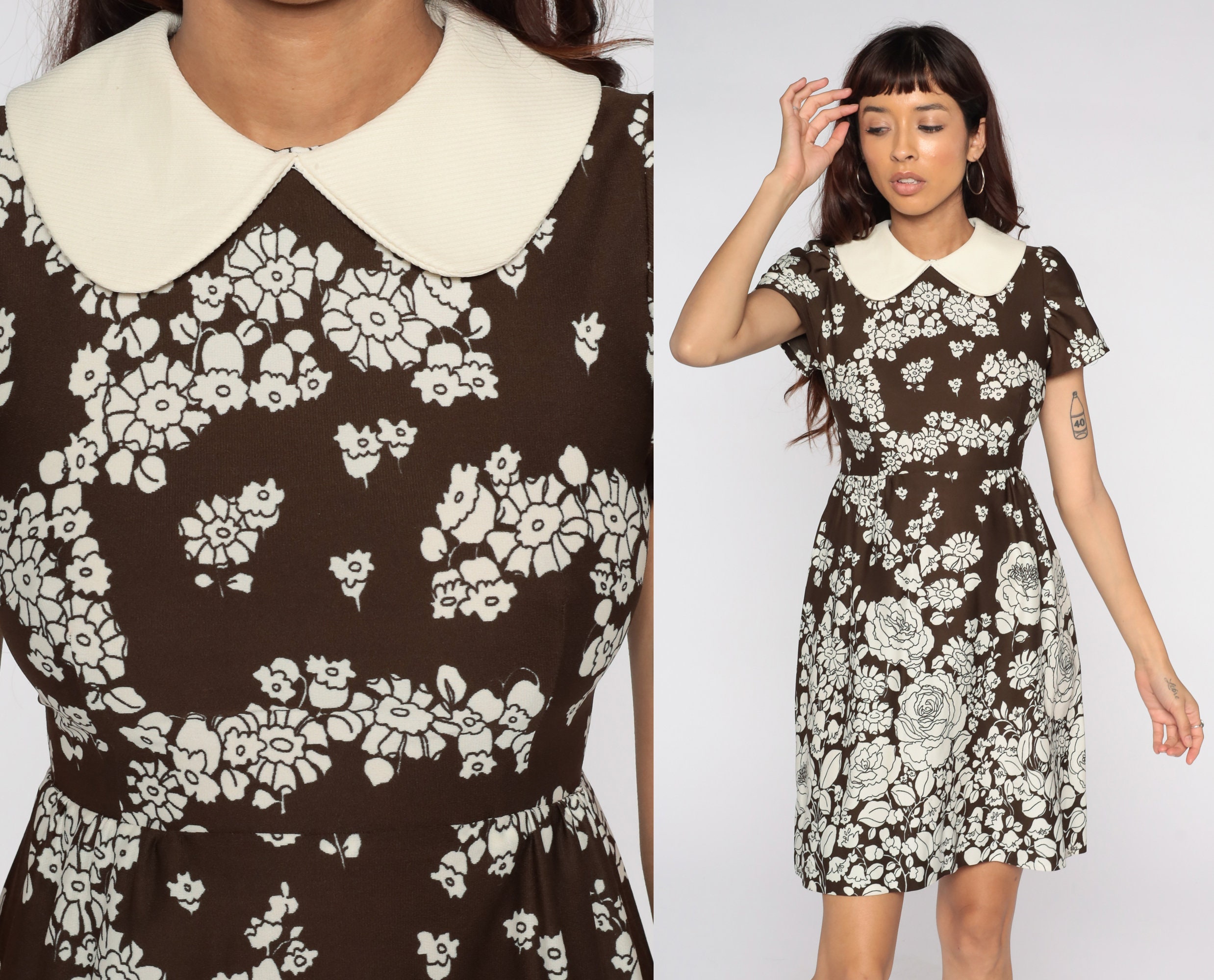 60s peter pan collar dress cheap