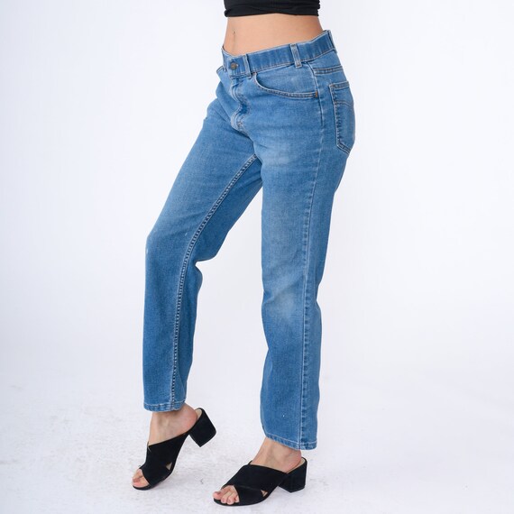 Bootcut Levis Jeans 90s Denim Pants Faded Worn Le… - image 5