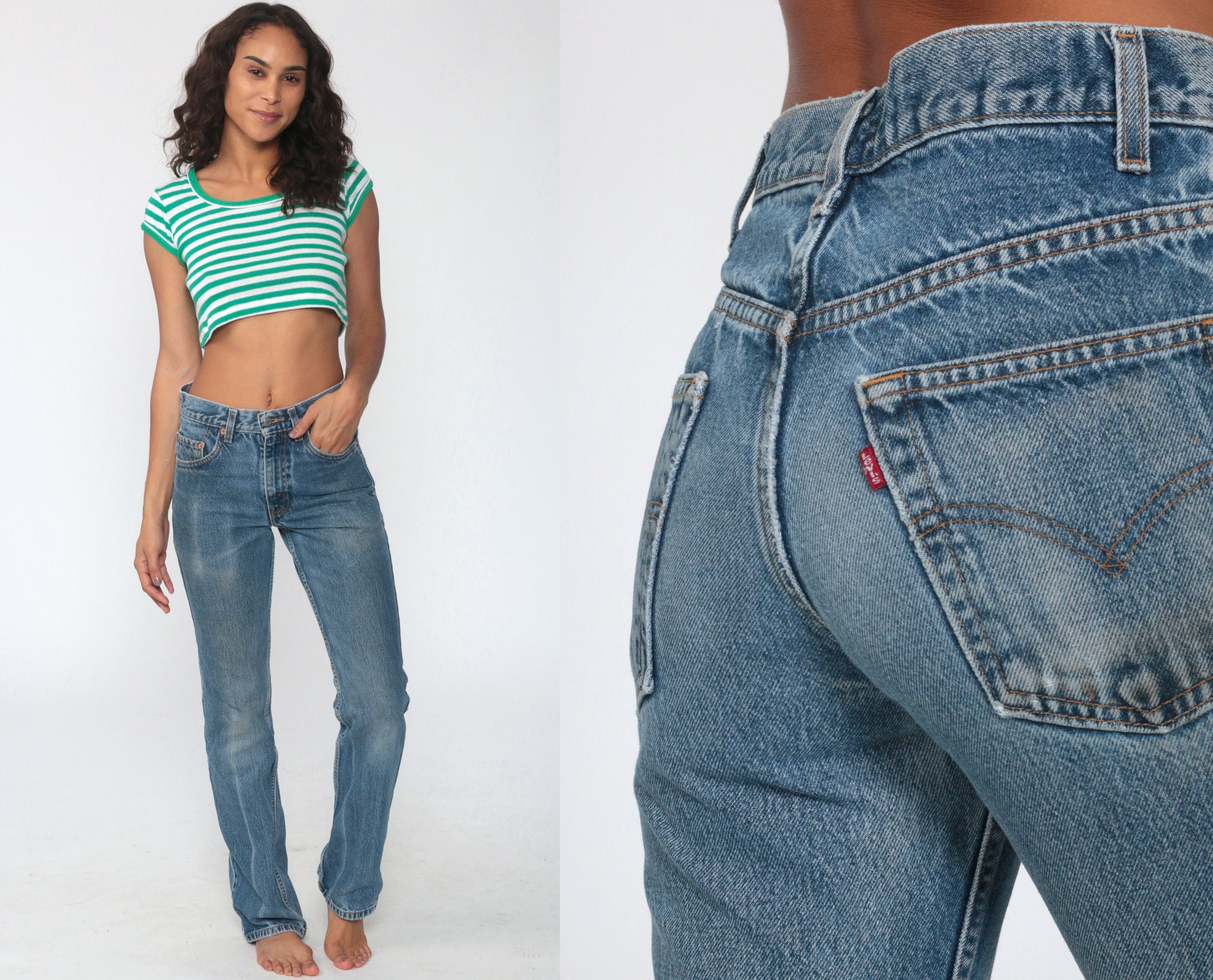 levi high waisted jeans bootcut
