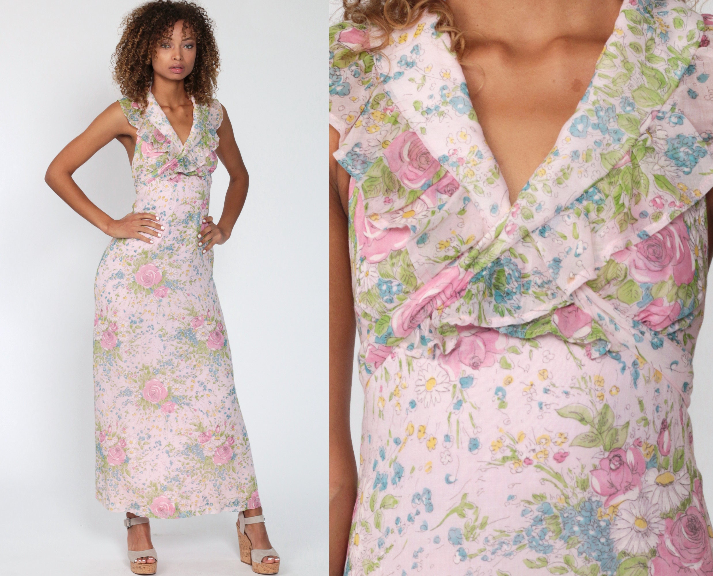 pastel pink sundress