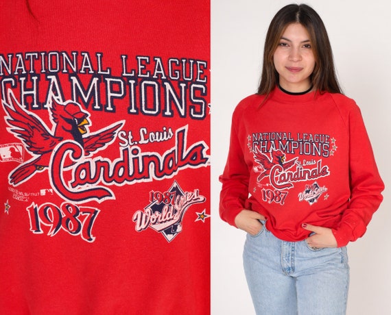 St Louis Cardinals Sweatshirt 1987 World Series Champions 