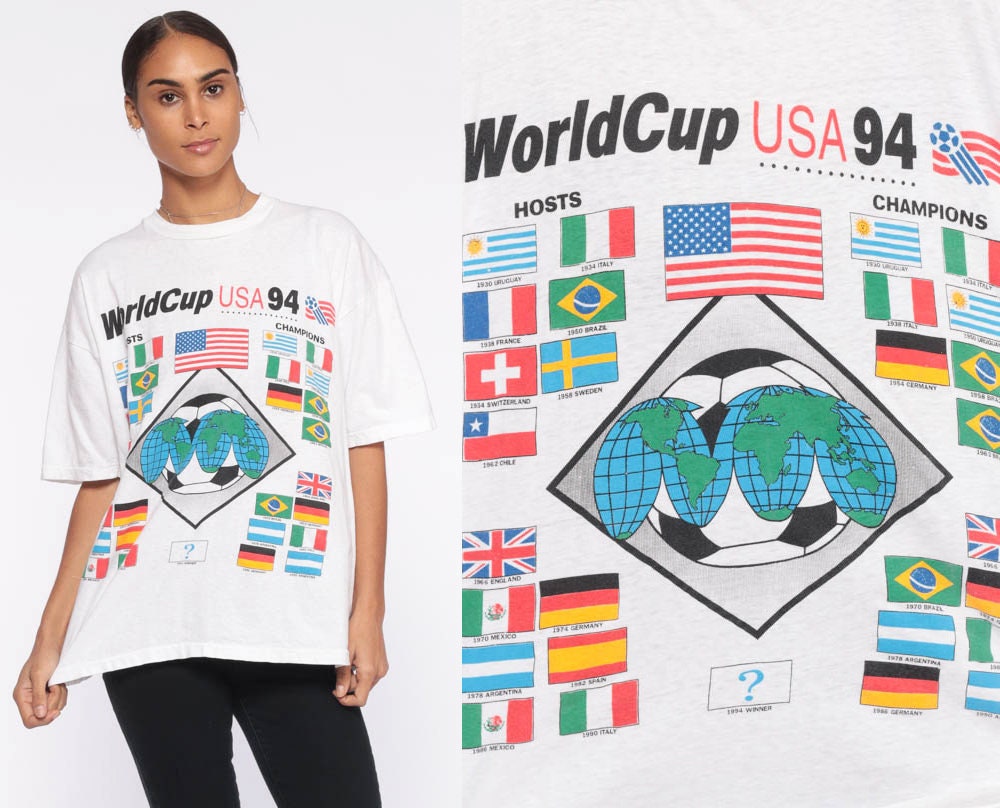vintage world cup t shirts