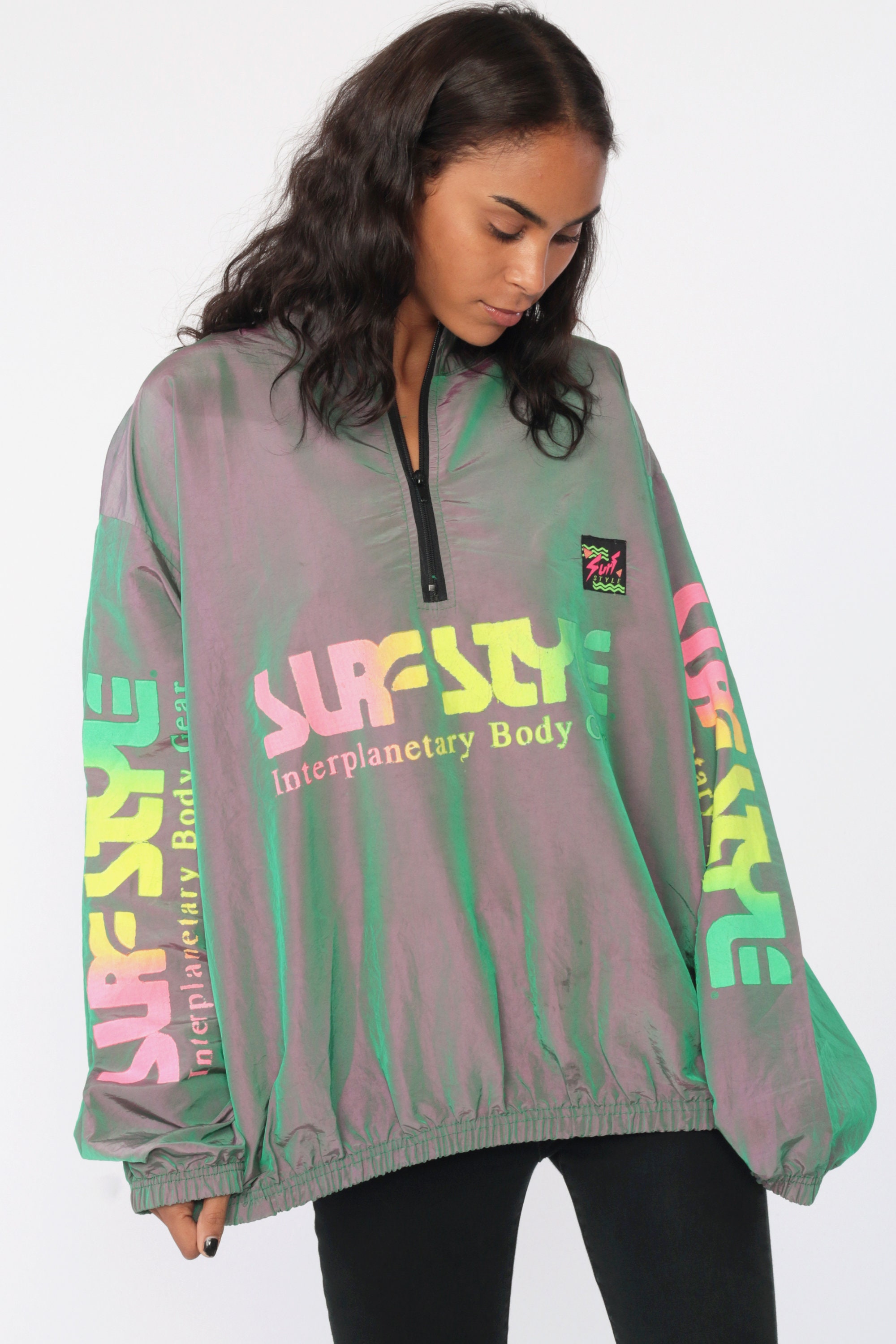 multicolor 90s jacket