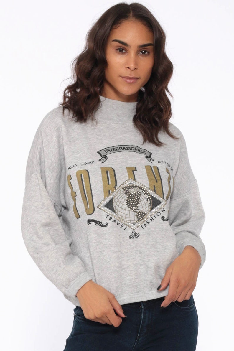 80s crop sweatshirt