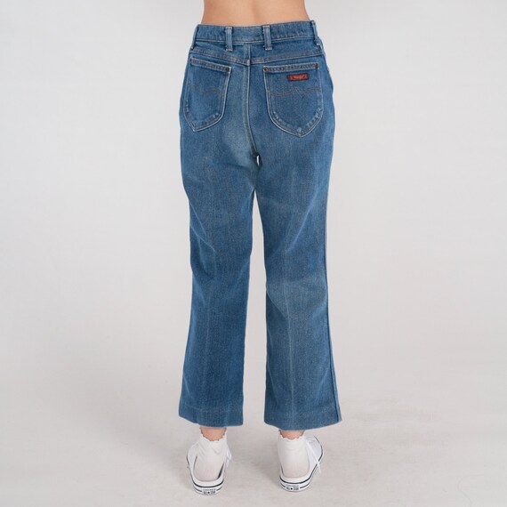 70s Flare Jeans Wrangler Bell Bottom Jeans High Waist… - Gem