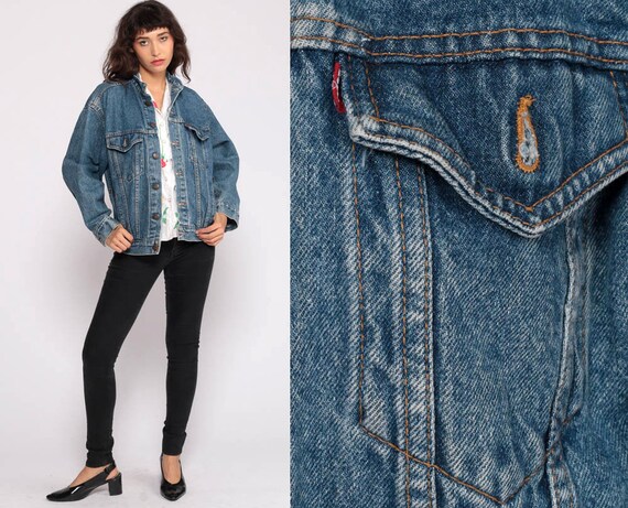 80's blue jean jacket