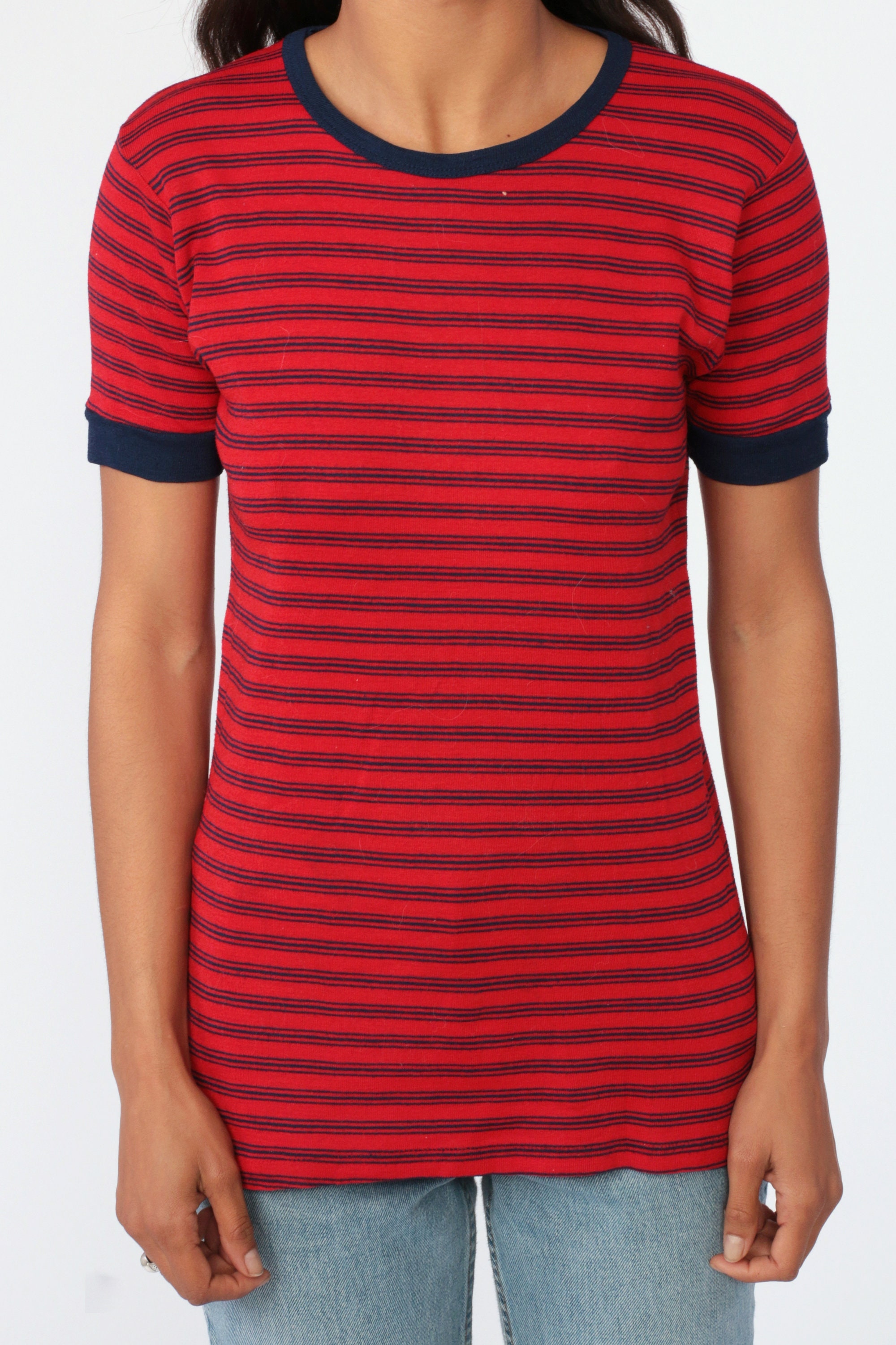 retro striped t shirt womens