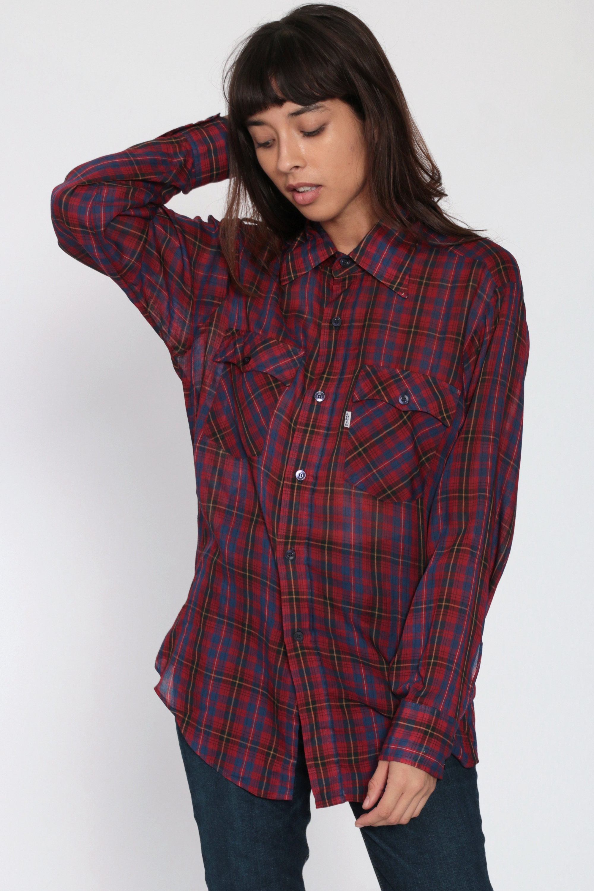 levi's checkered shirt