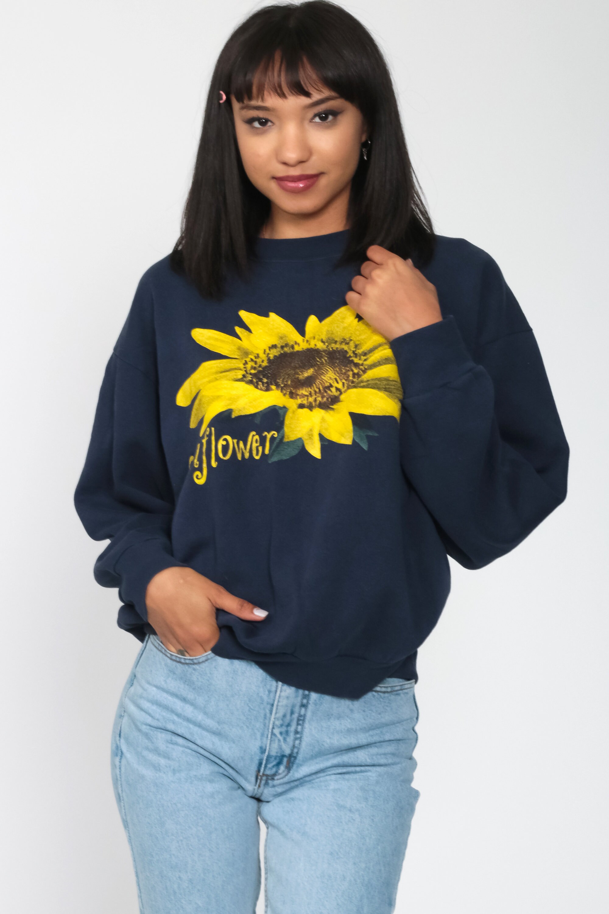 womens sunflower sweatshirt